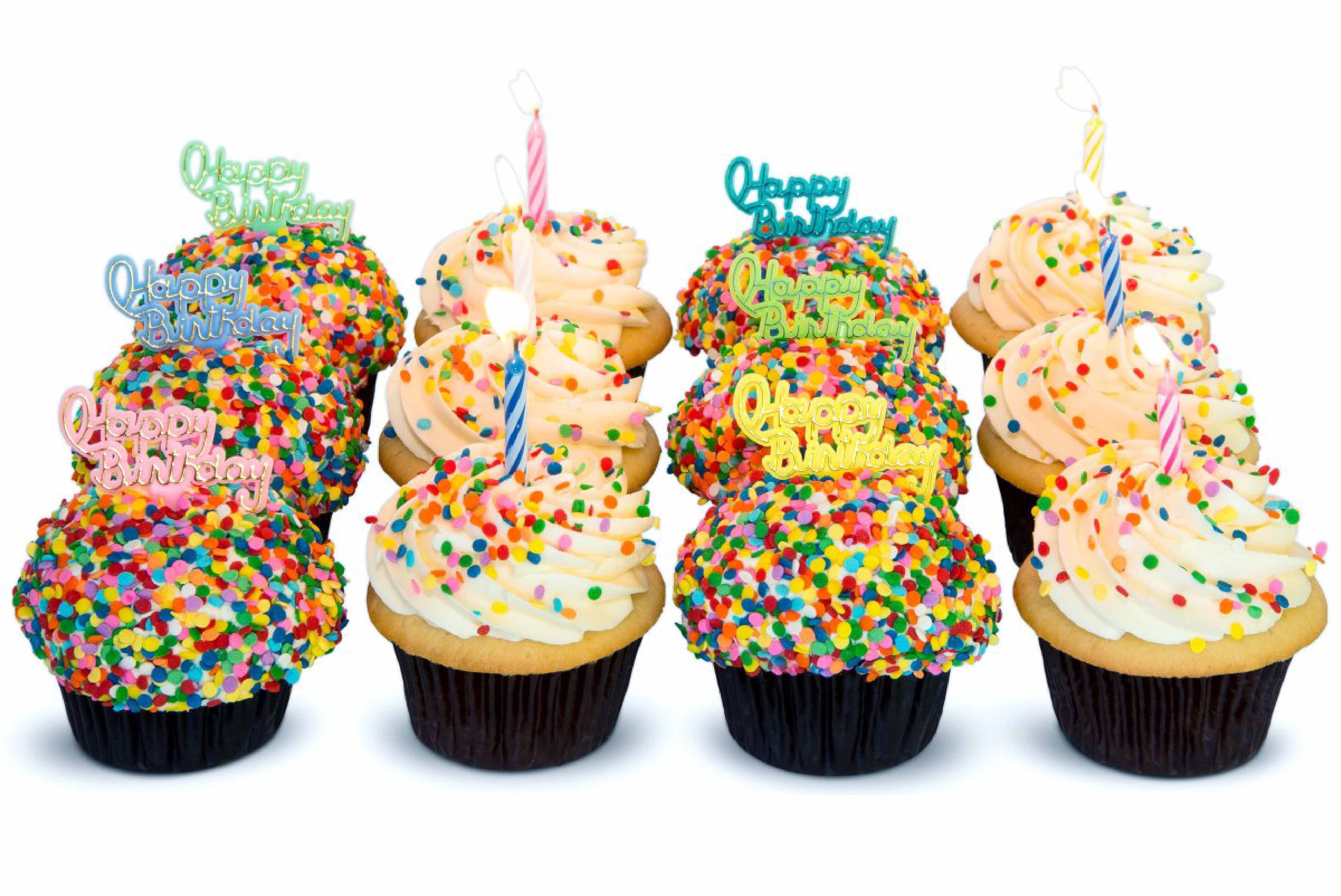 birthday cupcake dozen